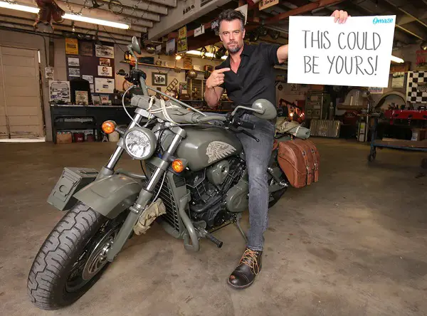 Omaze.com Josh Duhamel Indian Call of Duty Motorcycle Sweepstakes