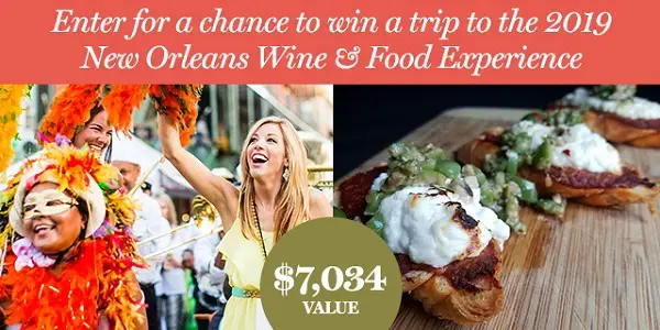 Oprah.com New Orleans Wine & Food Experience Sweepstakes