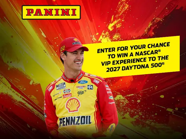Panini NASCAR VIP Experience Sweepstakes: Win a Trip to the 2027 DAYTONA 500!