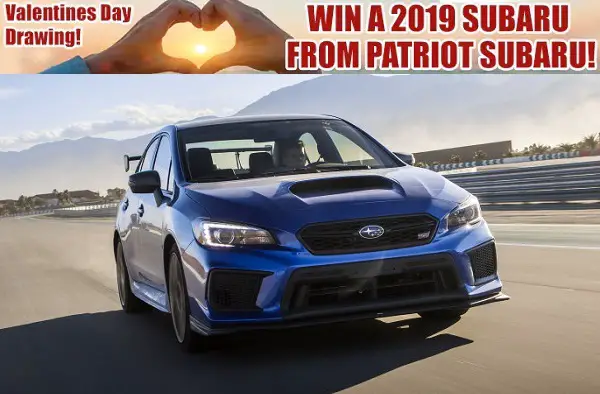 Patriot Subaru Win A 2019 Subaru Car Sweepstakes