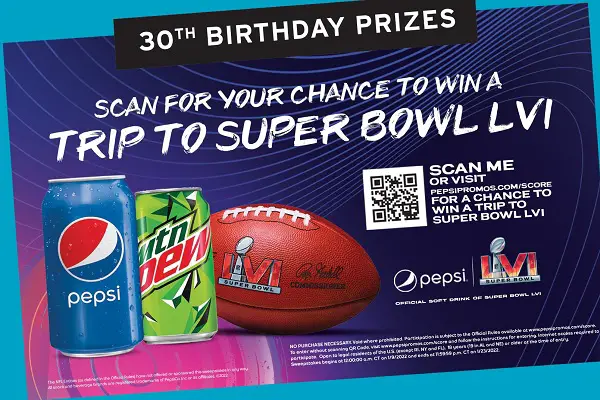 Pepsi NFL Super Bowl 2022 Sweepstakes