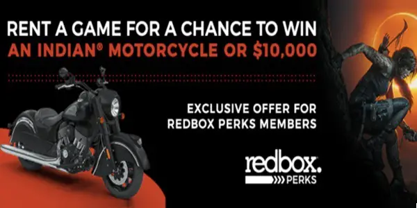 Redbox Indian Bike Sweepstakes: Win Indian Motorcycle