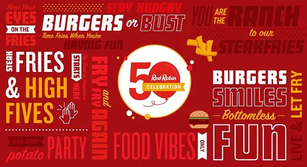 Redrobin.com 50 Years Celebration Contest