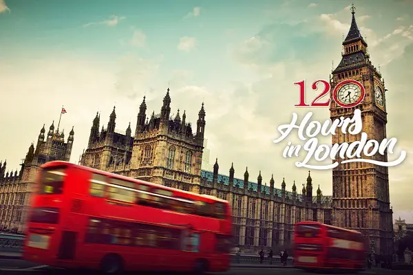 120 Hours in London Sweepstakes on Santarita120.com