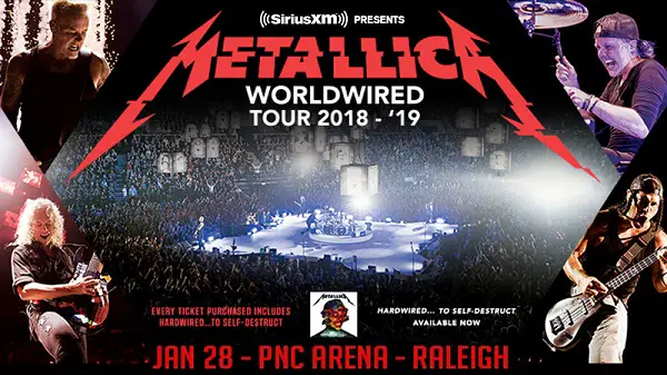 Siriusxm.com Metallica WorldWired Tour Sweepstakes