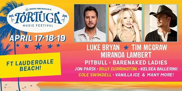 Siriusxm.com Tortuga Music Festival 2020 Sweepstakes