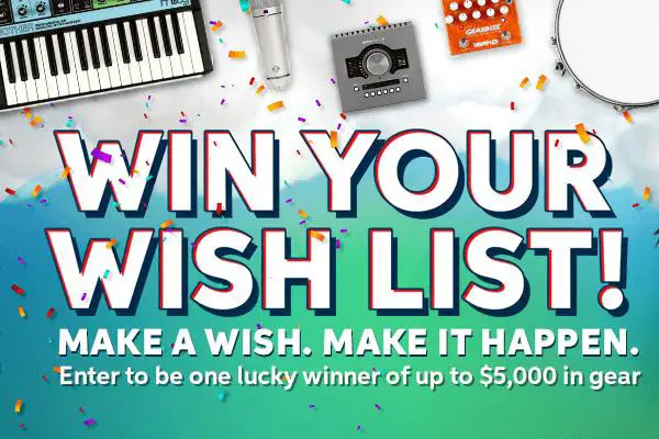 Sweetwater.com Win Your Wish List Music Giveaway