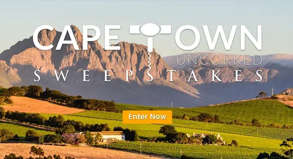 Theafricachannel.com Cape Town Uncorked Sweepstakes