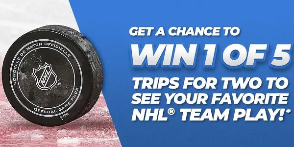 Travelnationhockey.com Your Favorite Hockey Team Game Sweepstakes