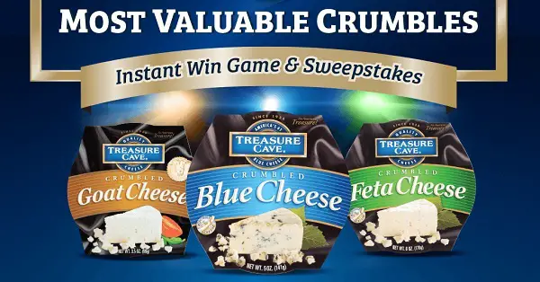 Treasure Cave Winning Crumbles Instant Win Game and Sweepstakes