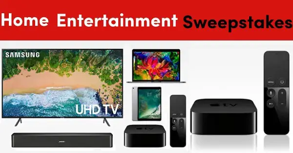 USA Home Entertainment Sweepstakes on Usanetworksweeps.com