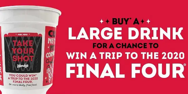 Wendy’s Take Your Shot Instant Win Game: Win Trip