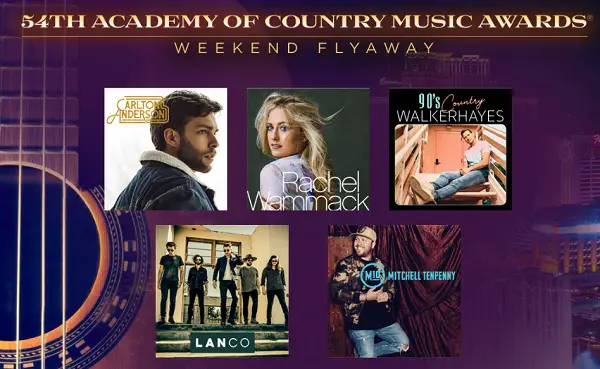 Wheeloffortune.com 54th Academy of Country Music Awards Flyaway Sweepstakes
