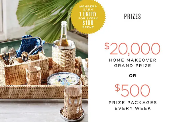 Williams-Sonoma.com Home Makeover Sweepstakes