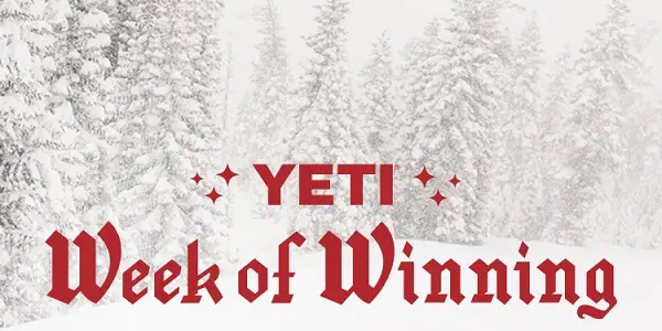 YETI.com Week of Winning Sweepstakes