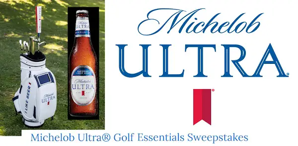 Michelob Ultra Golf Essentials Sweepstakes