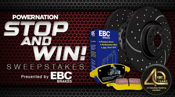 PowerNation TV EBC Brakes Set Giveaway