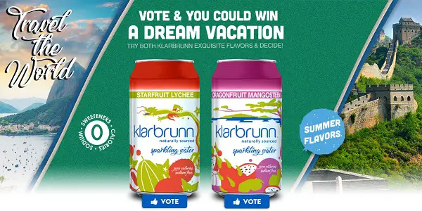 Klarbrunn Sparkling Water Vita ICE Sweepstakes