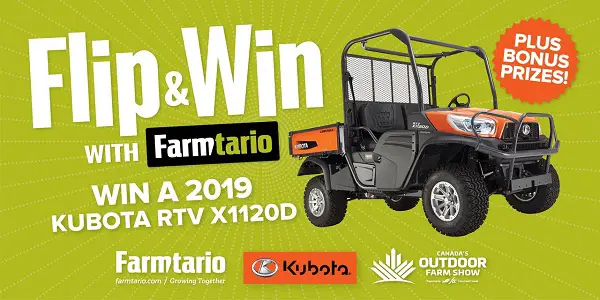 Kubota RTV Giveaway 2019