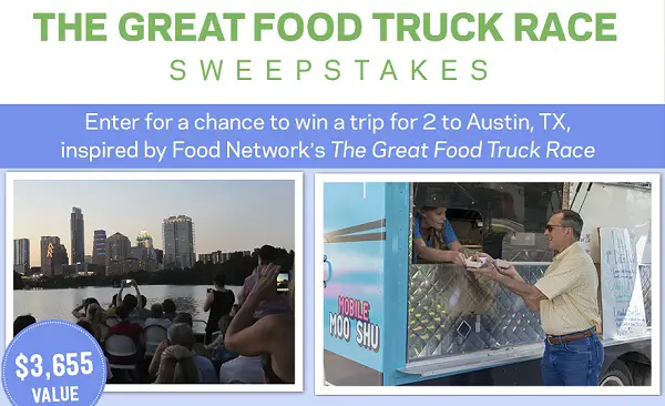 Foodnetwork.com Food Truck Race Sweepstakes