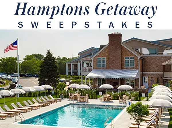 Town & Country Magazine Hamptons Getaway Sweepstakes