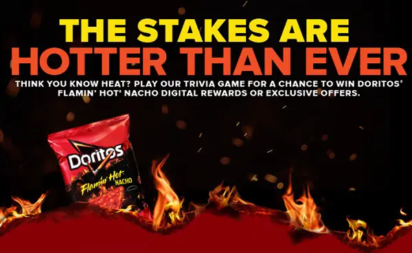 Kroger.com Doritos Flamin’ Hot Instant Win Game