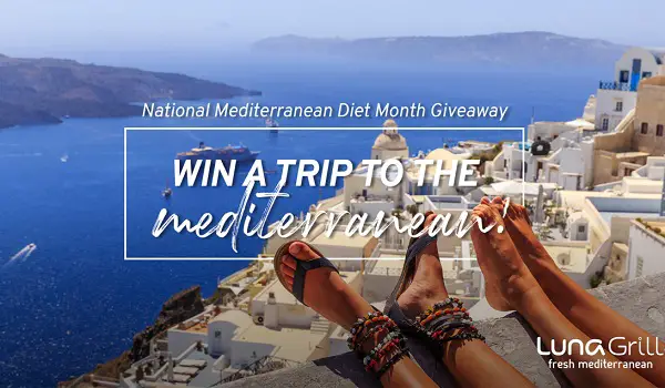 Luna Grill National Mediterranean Diet Month Cruise Giveaway