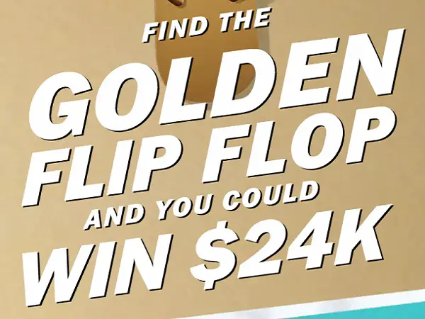 Old Navy Golden Flip Flop Hunt Game: Win $24000 Cash!