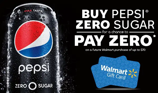 Pepsi Zero Sugar Pay Zero Instant Win Game on pepsipayzero.com