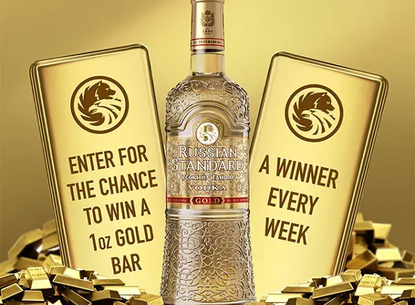 Russian Standard Vodka Bring Home the Gold Sweepstakes