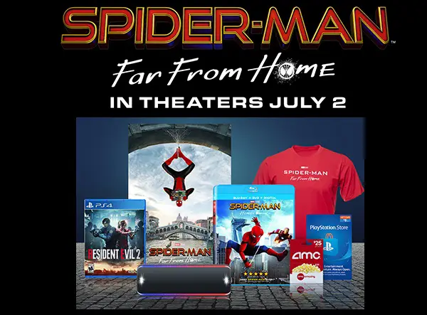 Sony Rewards Spider Man Far From Home Giveaway