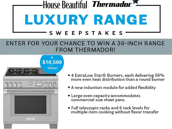 Housebeautiful.com Thermador Sweepstakes