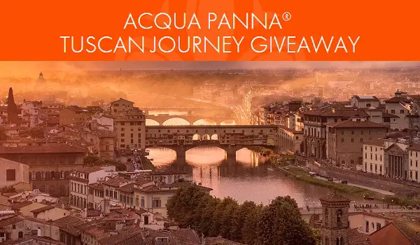 Acqua Panna Tuscan Journey Giveaway: Win Over $100,000 in Prizes