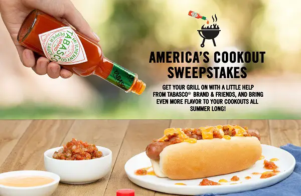 TABASCO America’s Cookout Sweepstakes
