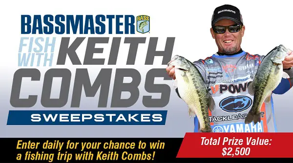 Bassmaster.com Fish with Keith Combs Sweepstakes