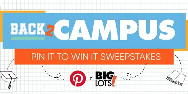 BigLots.com Back to Campus Sweepstakes