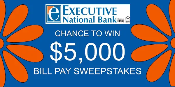 ExecutiveBank.com Bill Pay Sweepstakes