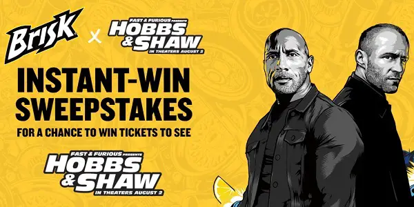Win Fast & Furious Presents: Hobbs & Shaw Movie Tickets
