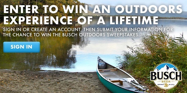 Busch.com Outdoors Sweepstakes