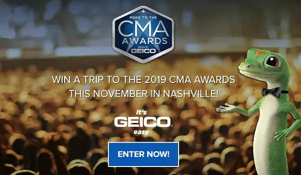 Win a Trip to the CMA Awards on CmaAwardsxGeico.com