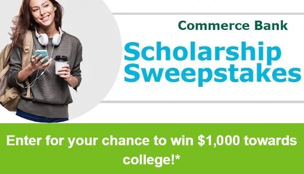 Commerce Bank Scholarship Sweepstakes 2021