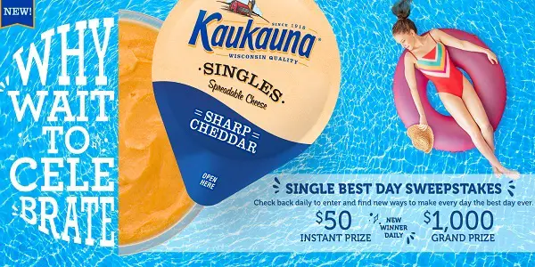 Kaukauna Single Best Day Sweepstakes: Win Visa Gift Cards