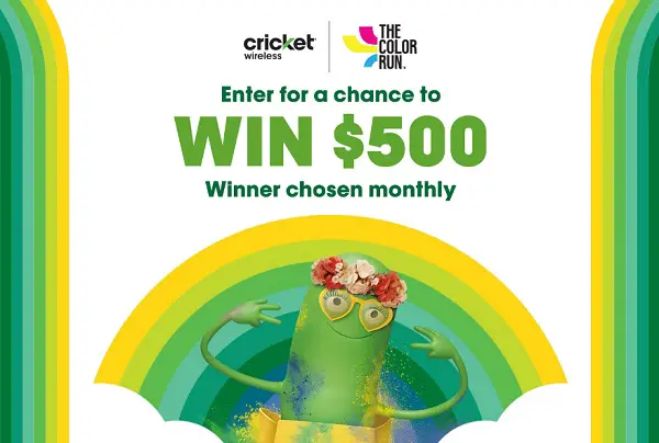 Cricket Wireless The Color Run National Sweepstakes