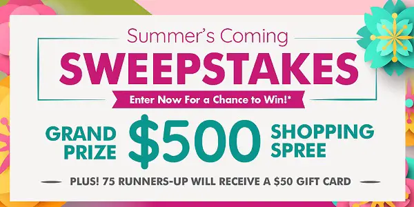 Dollartree.com Summer Coming Sweepstakes
