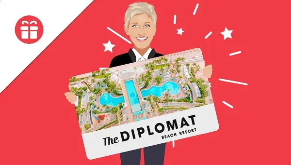 Ellen Sweepstakes: Win A Stay At The Diplomat Beach Resort