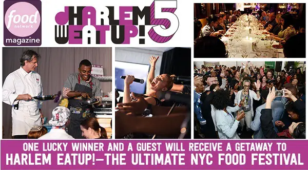 FoodNetwork.com Harlem Eat Up Festival Sweepstakes