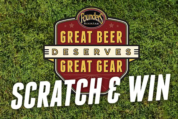 Founders Great Beer Scratch and Win Instant Win Game