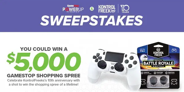 GameStop.com KontrolFreek 10th Anniversary Sweepstakes