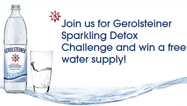 Gerolsteiner Sparkling Mineral Water Sweepstakes