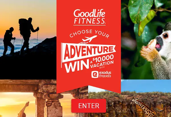 GoodLife Fitness Choose Your Own Adventure Contest